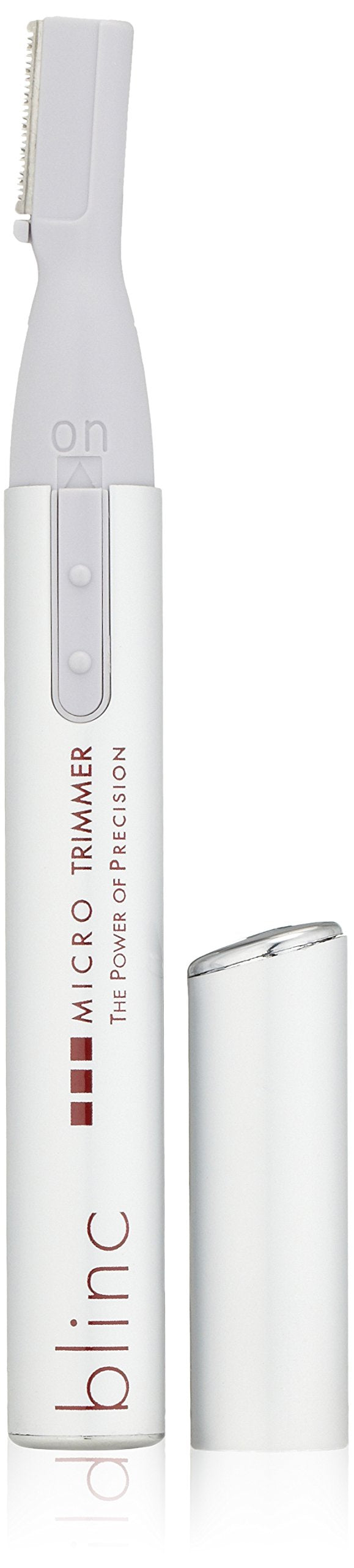 Blinc Micro Trimmer, Facial Hair Remover for Women & Men, Electric Face Razor for Instant and Painless Hair Removal, Dual-Sided Applicator & Battery Included