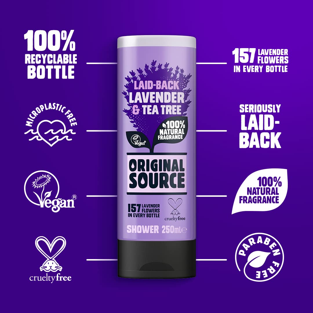 Huieter Lavender Shower Gel, 6x250 ml