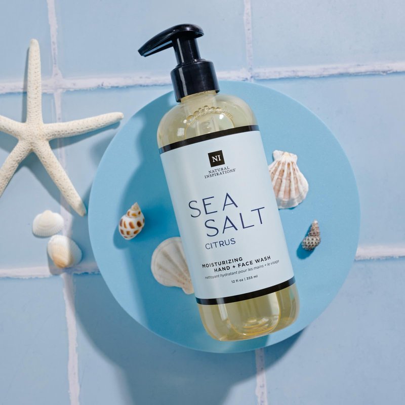 Natural Inspirations Sea Salt Citrus Moisturizing Hand + Face Wash 12oz