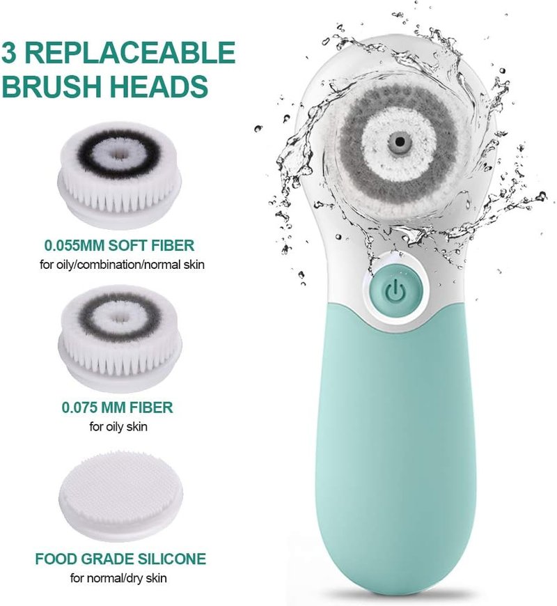 Green Face Scrubber Set - Electric Nail Drill Kit for Flawless Skin