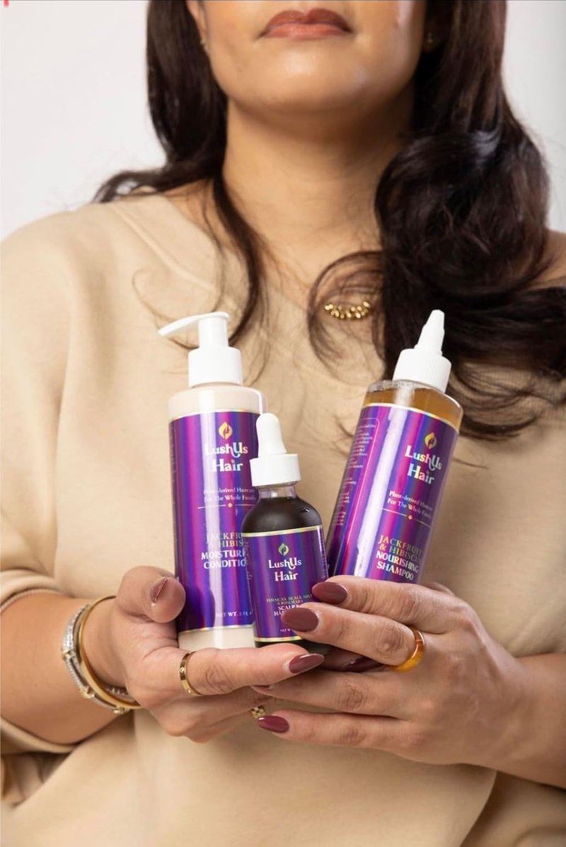 Hydrating Shampoo for All Hair Types - Jackfruit & Hibiscus | Plant-Based Vegan Formula with Aloe Vera Juice - 8 fl oz