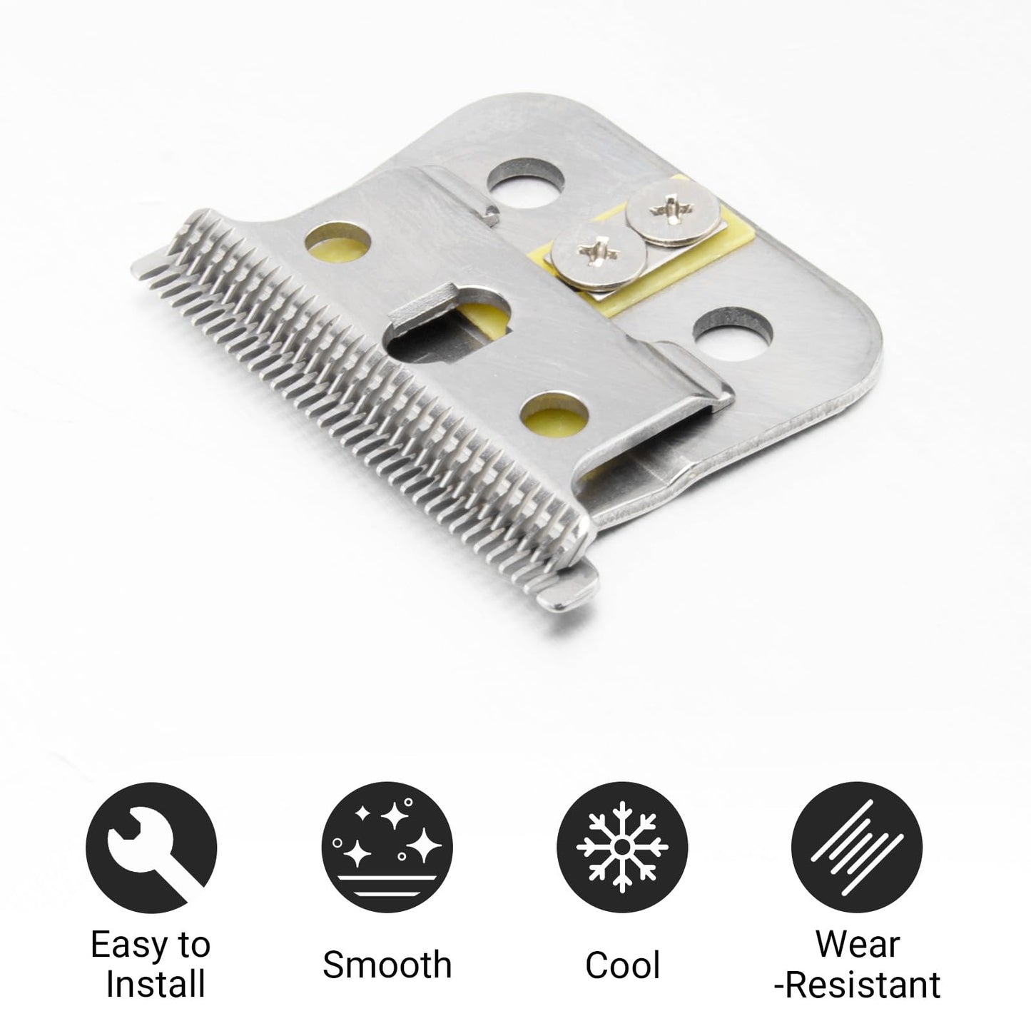 T-Blade Replacement for Andis T-Outliner GTO, GO, and SLS Trimmers, 04521 Sliver Stainless Steel T-Blade