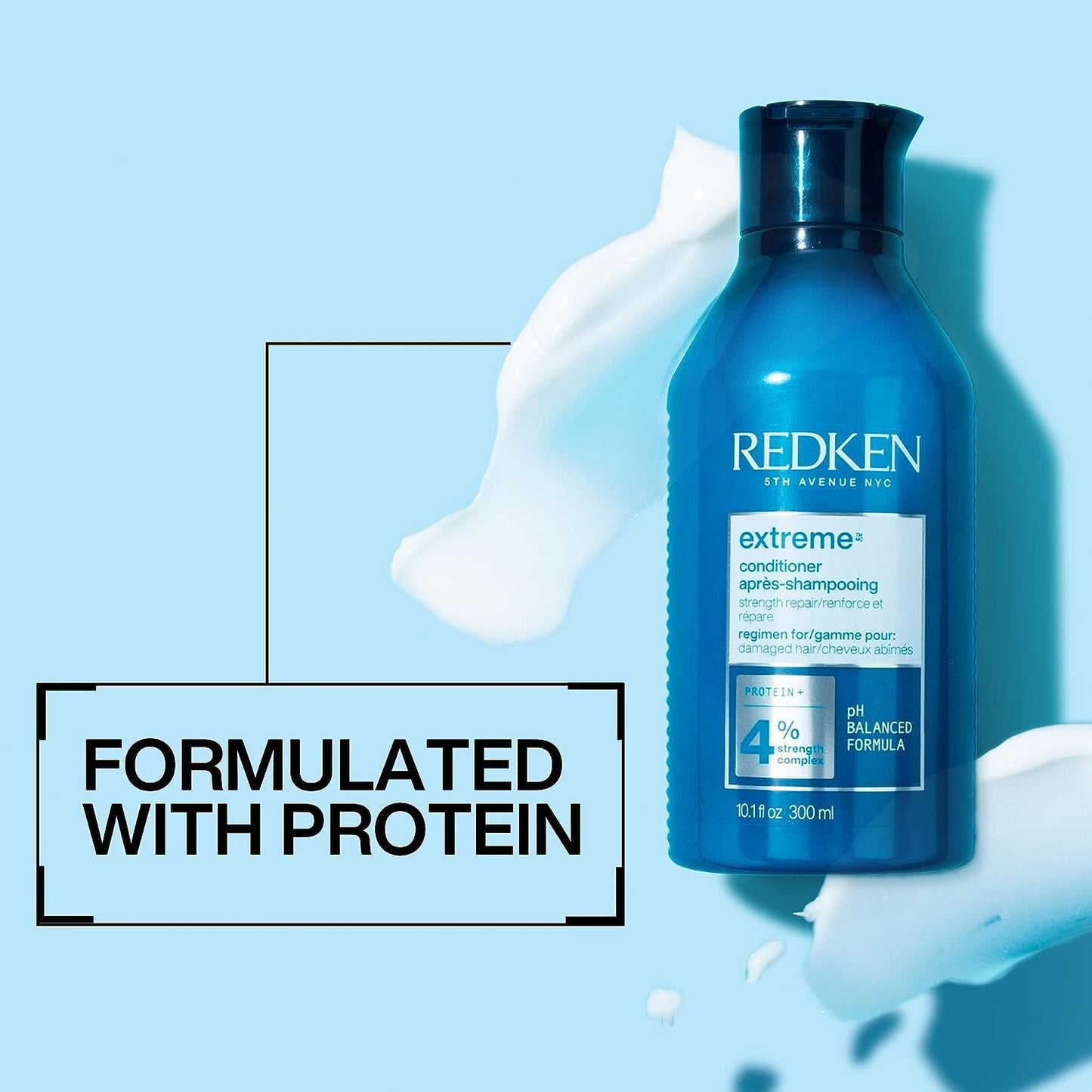 Redken Extreme Conditioner - Strengthen & Protect Damaged Hair | Infused With Proteins, 33.8 Fl Oz