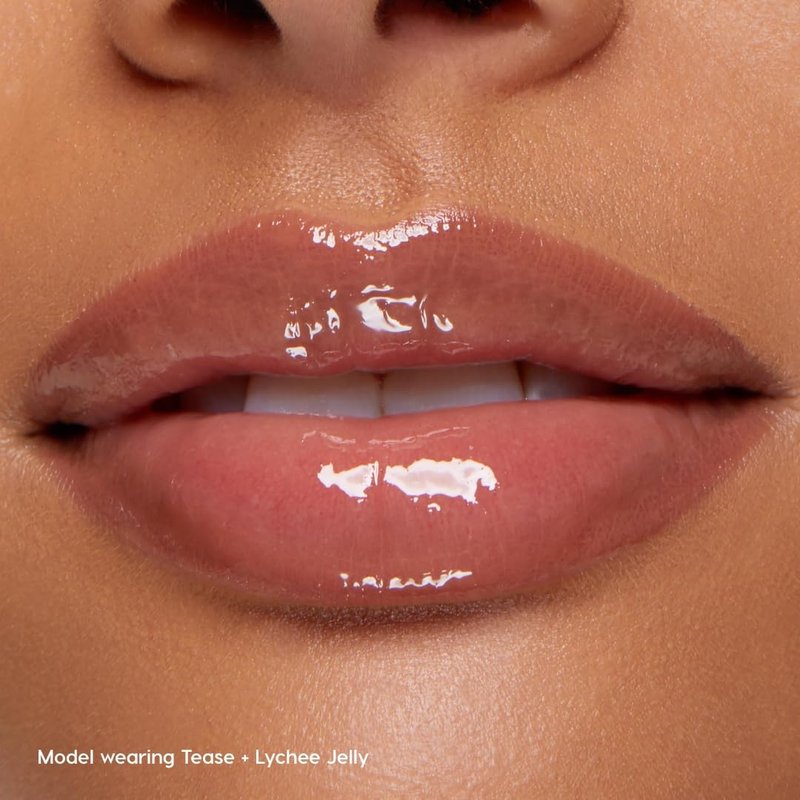 ColourPop Plumping Lip Liner & Oil Duo - Non-Sticky Formula for Shine & Definition | Tease & Lychee Jelly (2 Count)