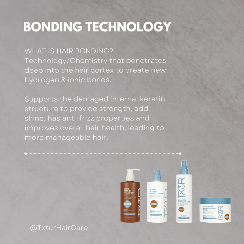 TXTUR Overnight Bond Building Mask, Deep Conditioning Hair Treatment That Delivers Intensive Hydration That Leads To Enhanced Shine, Softness, & Manageability, 10 Oz