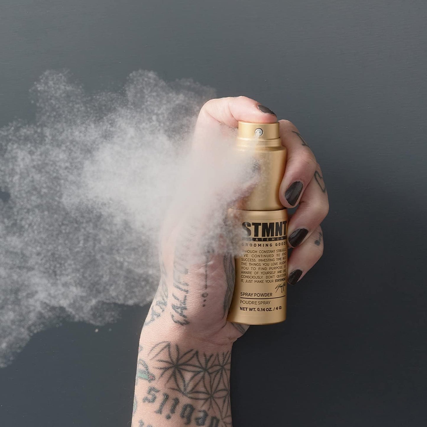STMNT Grooming Spray Powder - Extra Matte Finish & Added Texture | Lightweight Formula for Fuller Hair - 0.14 oz