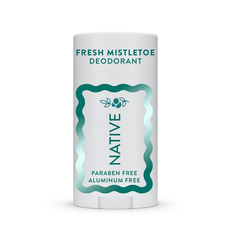Native Deodorant - Holiday Edition Fresh Mistletoe Scent | Aluminum-Free, 72-Hour Odor Control for Men & Women