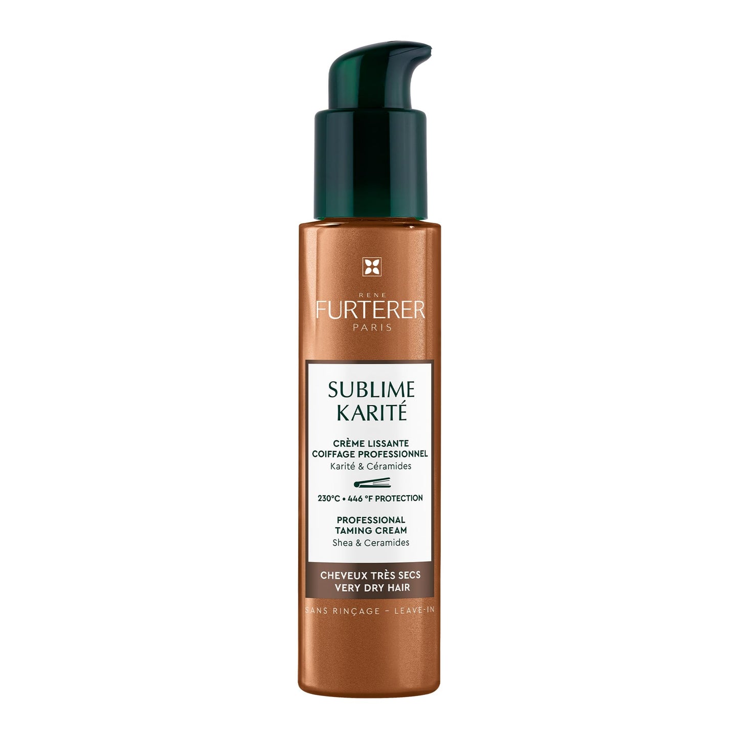 René Furterer Sublime Karité Professional Taming Cream - Shea butter, Ylang-Ylang Essential Oil & Ceramides 3.3 fl oz.