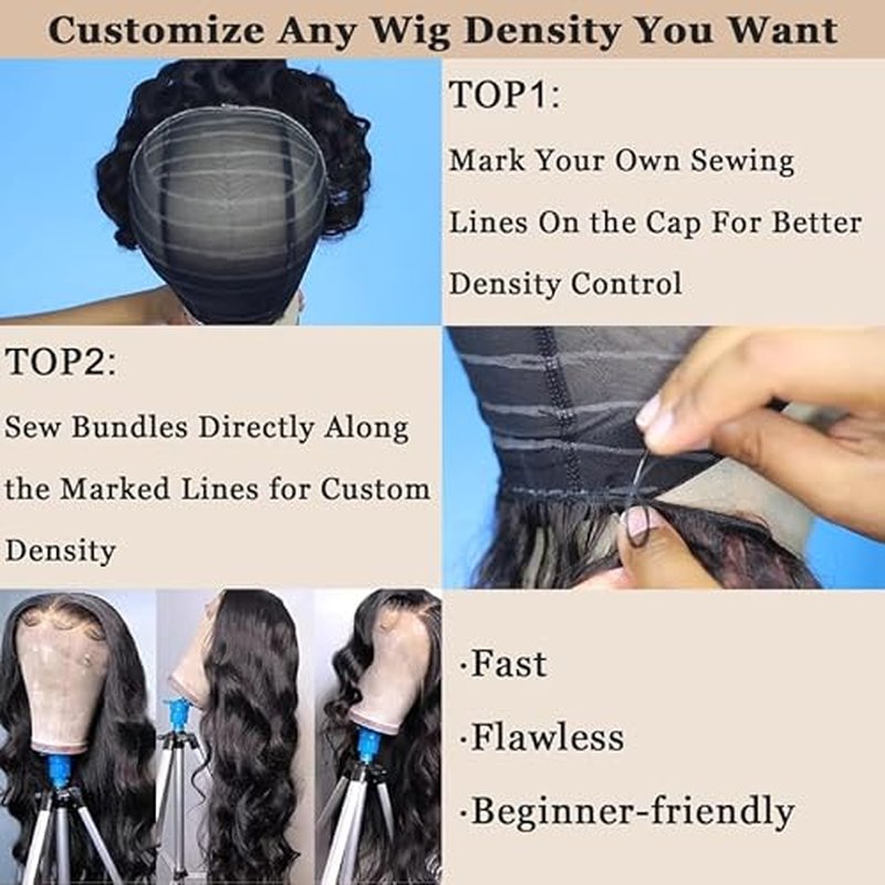 Pre-sewn 13x4 Frontal HD Lace with Elastic Cap ? Body Wave Human Hair Frontal with Baby Hair, Bleach & Dye Friendly, Beginner Friendly 22 Inch 613 Blonde