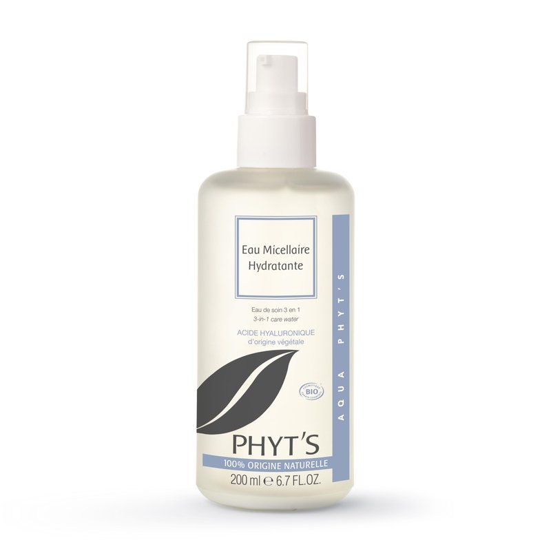 Phyt's Moisturizing Micellar Water - Makeup Remover Tones and Moisturizes in One Step - Purifies Skin with Velvety Finish - Facial Cleanser - 6.76 oz