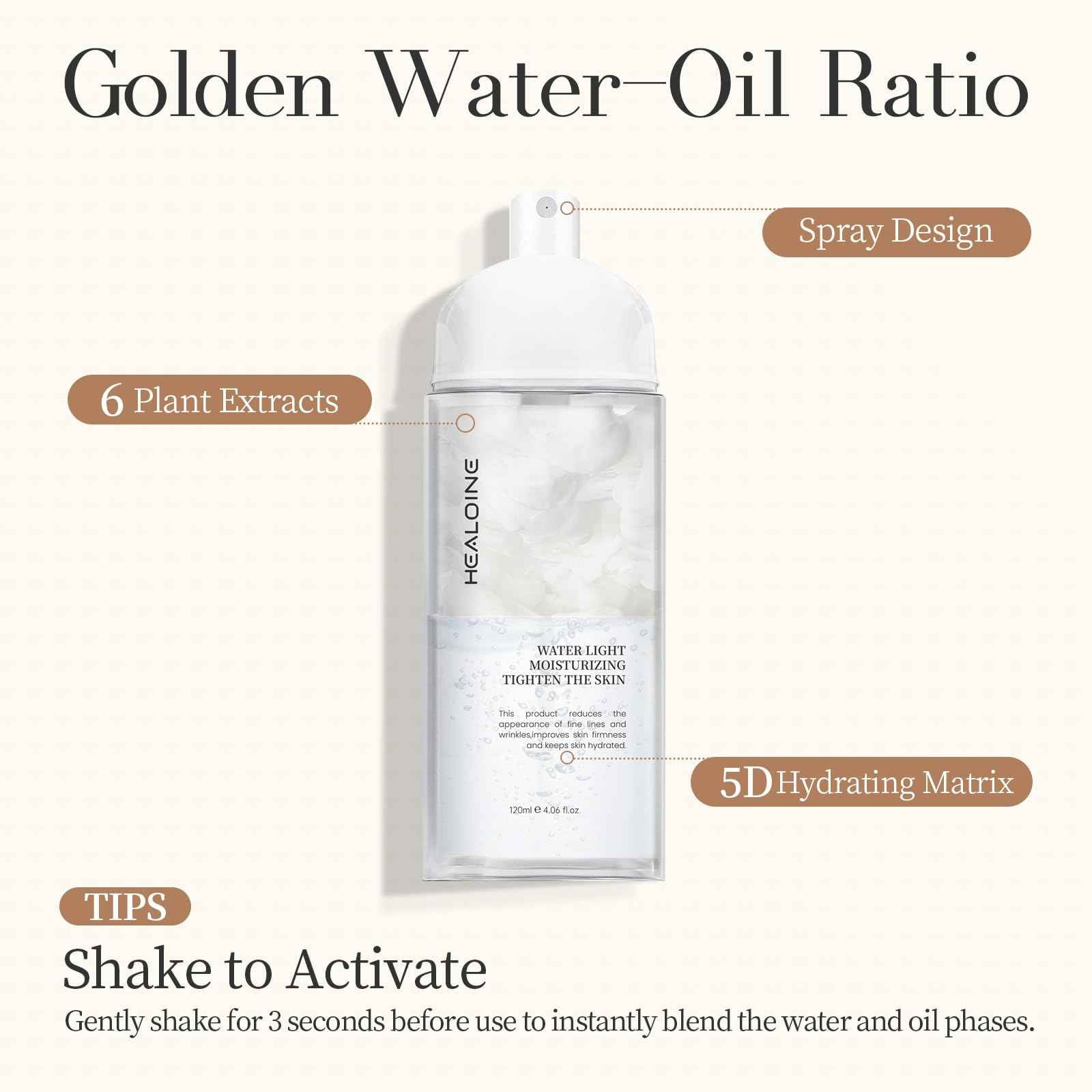 Healoine Double Peptides Serum for Face Niacinamide Hyaluronic Acid Power Repairing Essence Hydrating Serum for Face Filtrate for Dull Skin & Fine Lines, Korean Skin Care