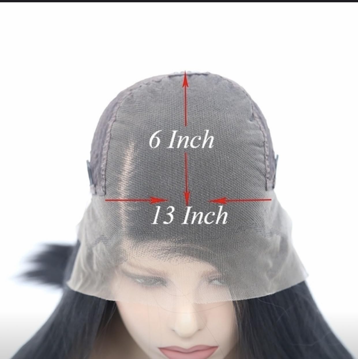 WXHWCX 13×6 Long Straight Synthetic Lace Front Wig For Women Smooth Wig Middle Part Black Synthetic Lace Wigs High Density Daily wigs For Women Party Wigs