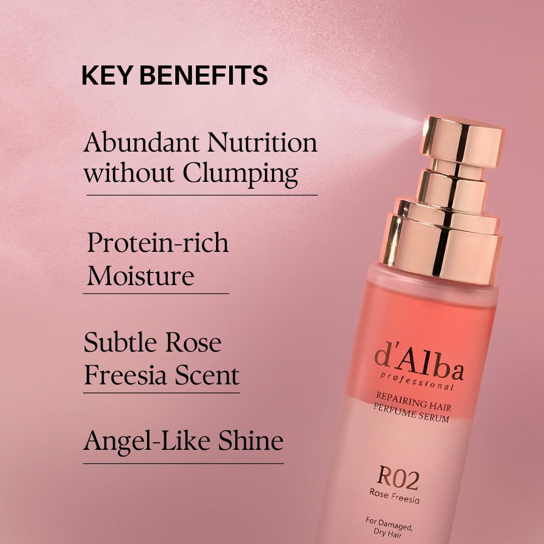 d'alba White Truffle Hair Perfume Serum - Professional Repairing Fragrance | 3.38 fl oz