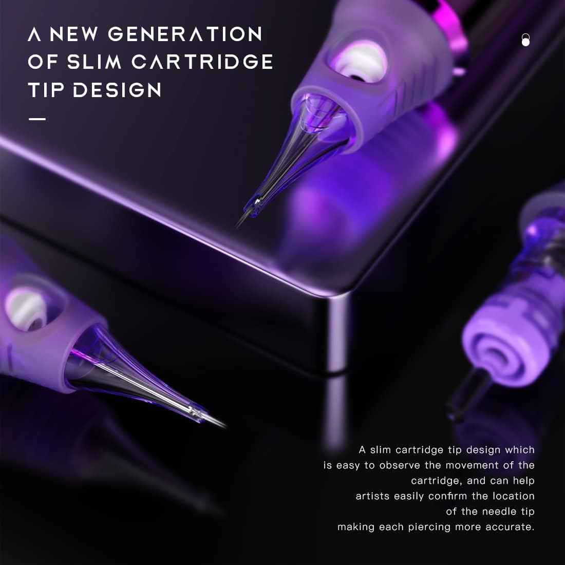 Mast Tattoo Cyber Tattoo Cartridges Needles Disposable Tattoo Needles Round Shader Super Bugpin 1205RS