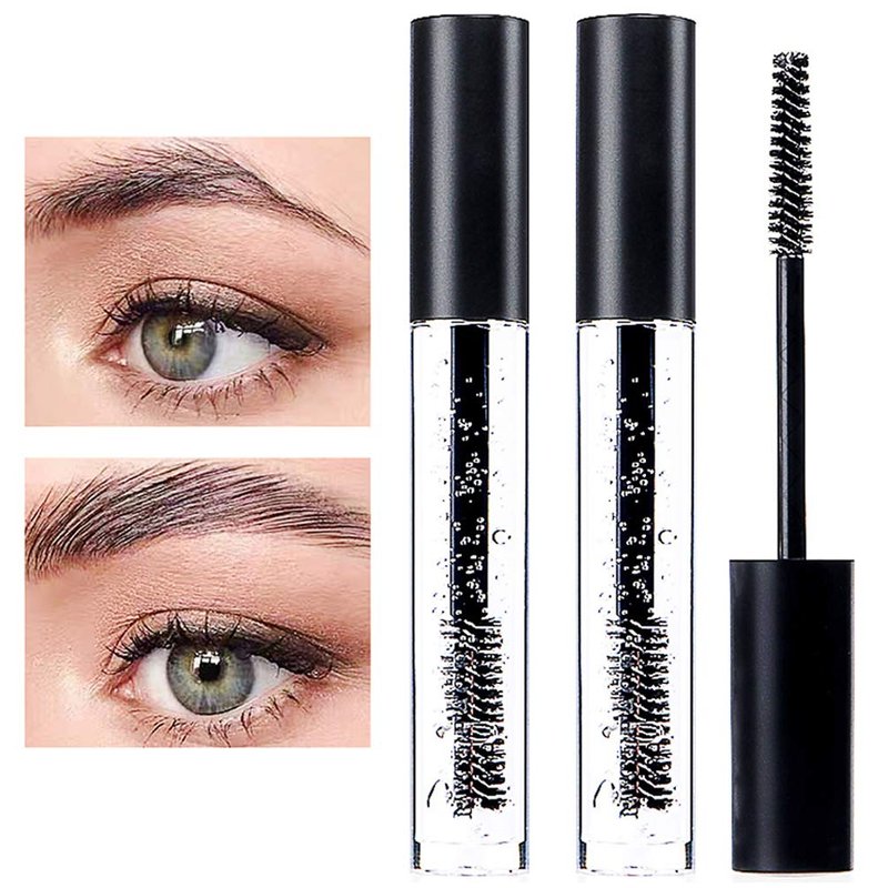 Clear Eyebrow Setting Gel - Waterproof Brow Fix Gel for Long-Lasting Styling | 2 Pack, 1.81oz