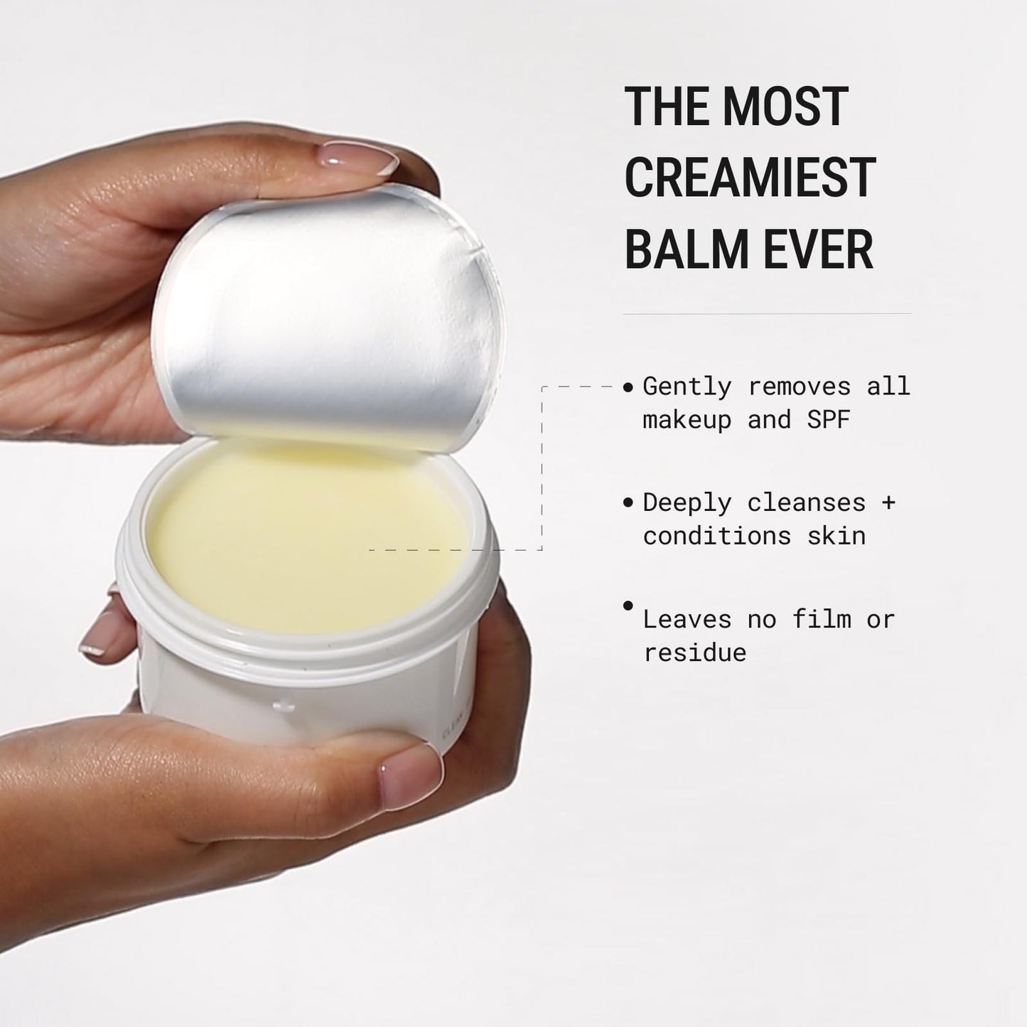 JUNO & Co. JADE Clean10 Cleansing Balm - Effortlessly Removes Makeup & SPF - 2.87oz Makeup Remover Balm Refill