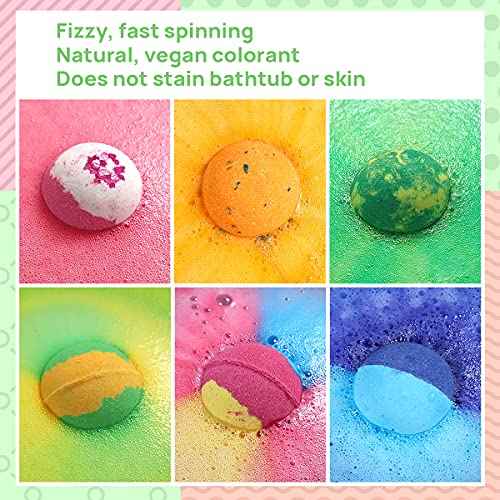 Lagunamoon Bath Bombs - 25 Extra Large Pieces, 3 Bubble Bars, Dried Flowers - Bubble Bath Shower Salts for Women, Men, Kids - Relaxing Bathbombs Gift Set Bath Essentials Shower Steamers