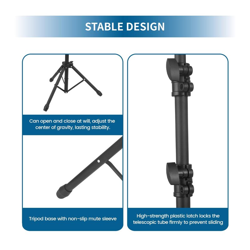 Tripartite Tattoo Armrest Stand Tripod Adjustable Height Tattoo Arm Holder Adjustable Portable Tattoo Arm Leg Rest Soft Sponge Pad for Studio Salon Tattoo Supplies