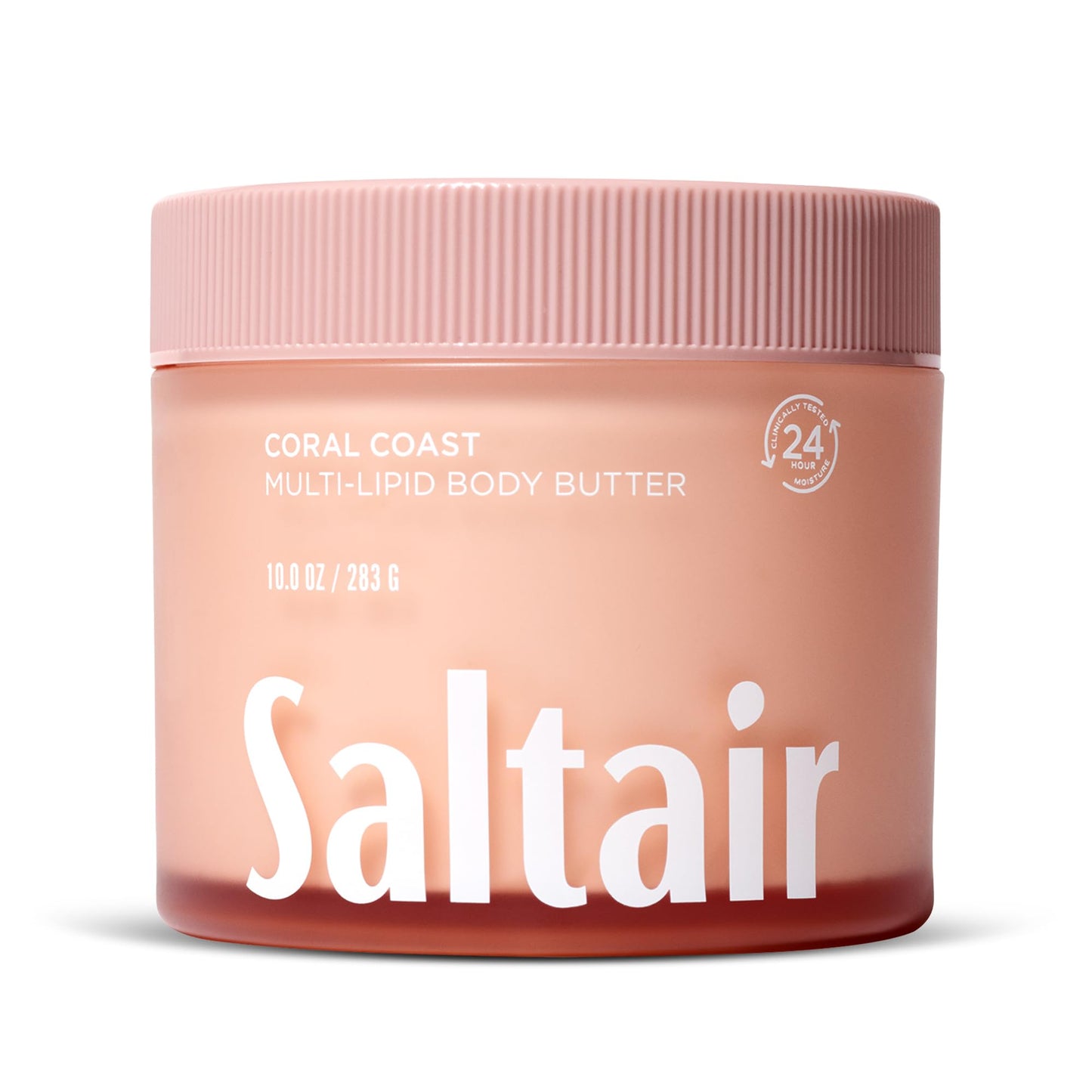 Saltair Multi-Lipid Body Butter - Rich, Nourishing Hydrating Body Cream with Ceramide Complex, Coconut Oil, Shea Butter, and Sea Buckthorn. Moisturizing Dry Skin Care. 10oz Jar - Salt Water Vanilla