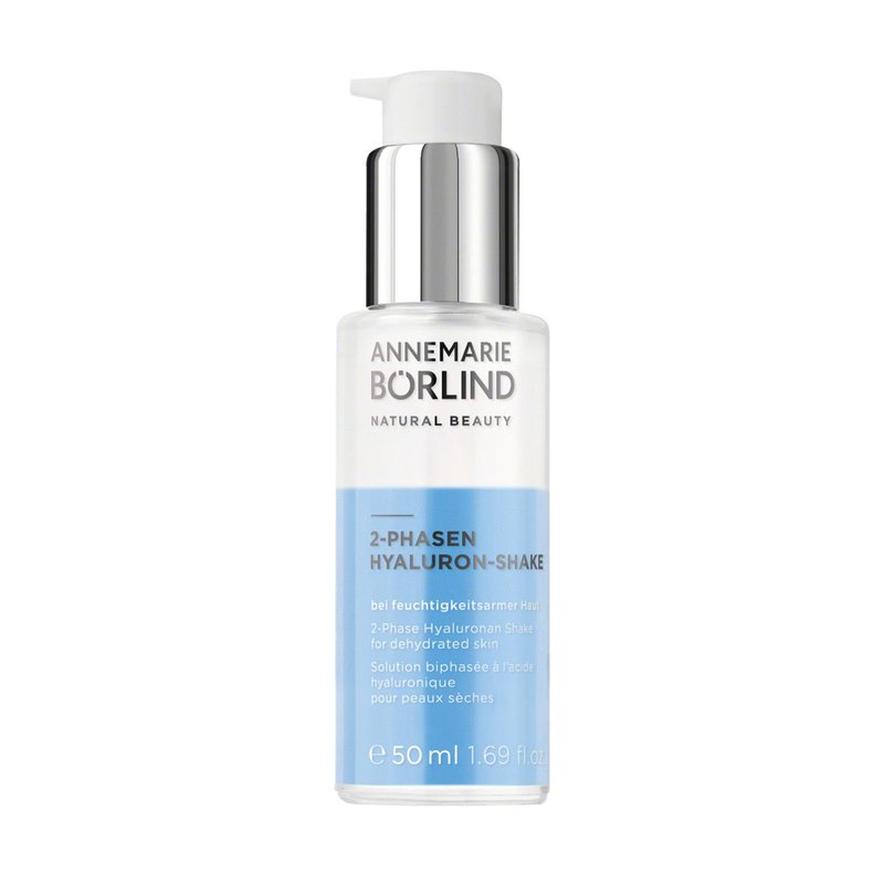 ANNEMARIE BÖRLIND - 2 Phase Hyaluronan Shake - Hyaluronic Acid + Aloe Vera + Black Forest Rose Stem Cells For Intense Hydration - Moisturizing, Plumping, Nourishing - 1.69 Fl. Oz.
