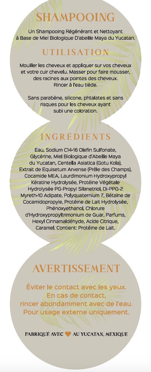 Yucatan Herbal Mayan Bee Honey Shampoo 300ml