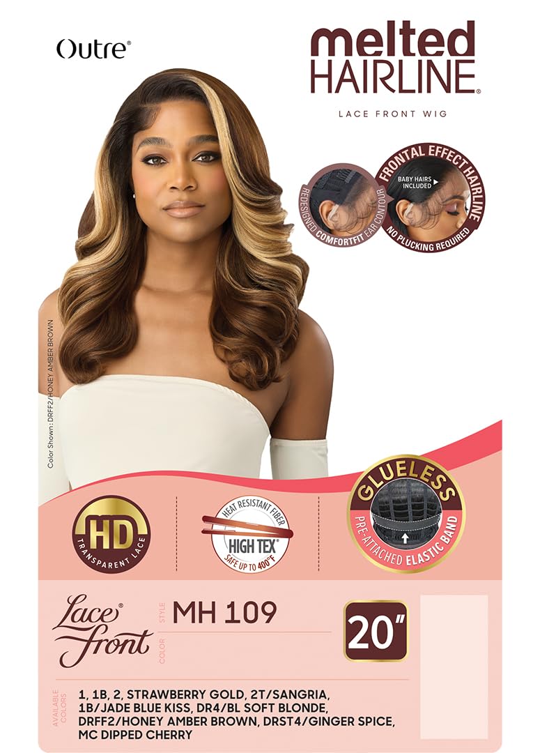 Outre Lace Front Wig - Melted Hairline - MH 109 (DARK BROWN 2)