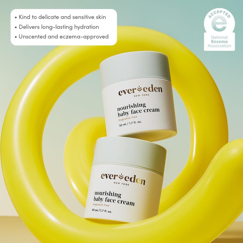Nourishing Baby Face Cream - Non-Toxic & Fragrance-Free | 1.7 oz Rich Moisturizer with Clean Ingredients