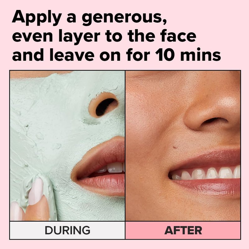 I DEW CARE Heartleaf Clay Mask - Yoga Kitten | Wash-off, For Blemish-prone with Kaolin, Heartleaf, Tea Tree Extract, Home Spa, Korean Skincare, Glass Skin Look, Soothing, Christmas Gifts, 2.5 FL Oz