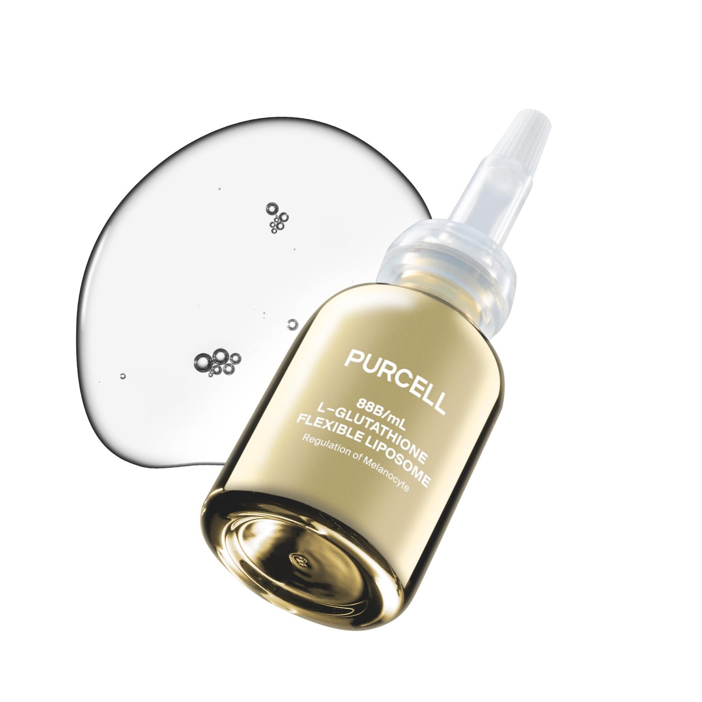 PURCELL Glutathione 5% Face Serum with 1% Niacinamide & 1% Tranexamic Acid – Flexible Liposome Tone up Serum for Anti pigmentation & Hydration (1.85 fl oz / 55 ml)