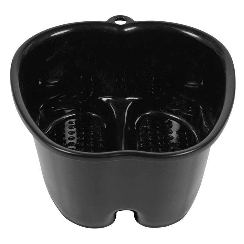 Insulated Foot Bath Tub 14.56 Inch Plastic Foot Soaking Basin for Home Spa Massage Health Preservation and