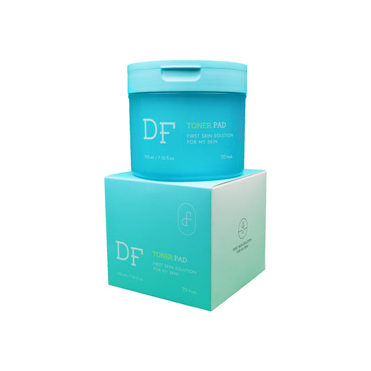 DFRAU Vegan Toner Pads for Face, Toner Pad Korean for Exfoliation, Soothing Brightening and Pore Care with Niacinamide, Centella Asiatica and Ginseng (70 Pads)