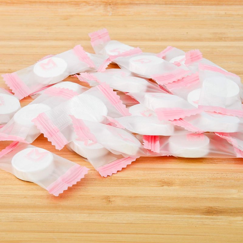 Pormasbenzer DIY 3 Packs/300PCS Compressed Facial Mask Grain Skin Care, Dry Sheet Natural Face Cotton Mask Sheet With Free Mask Bowl (300 Pieces)
