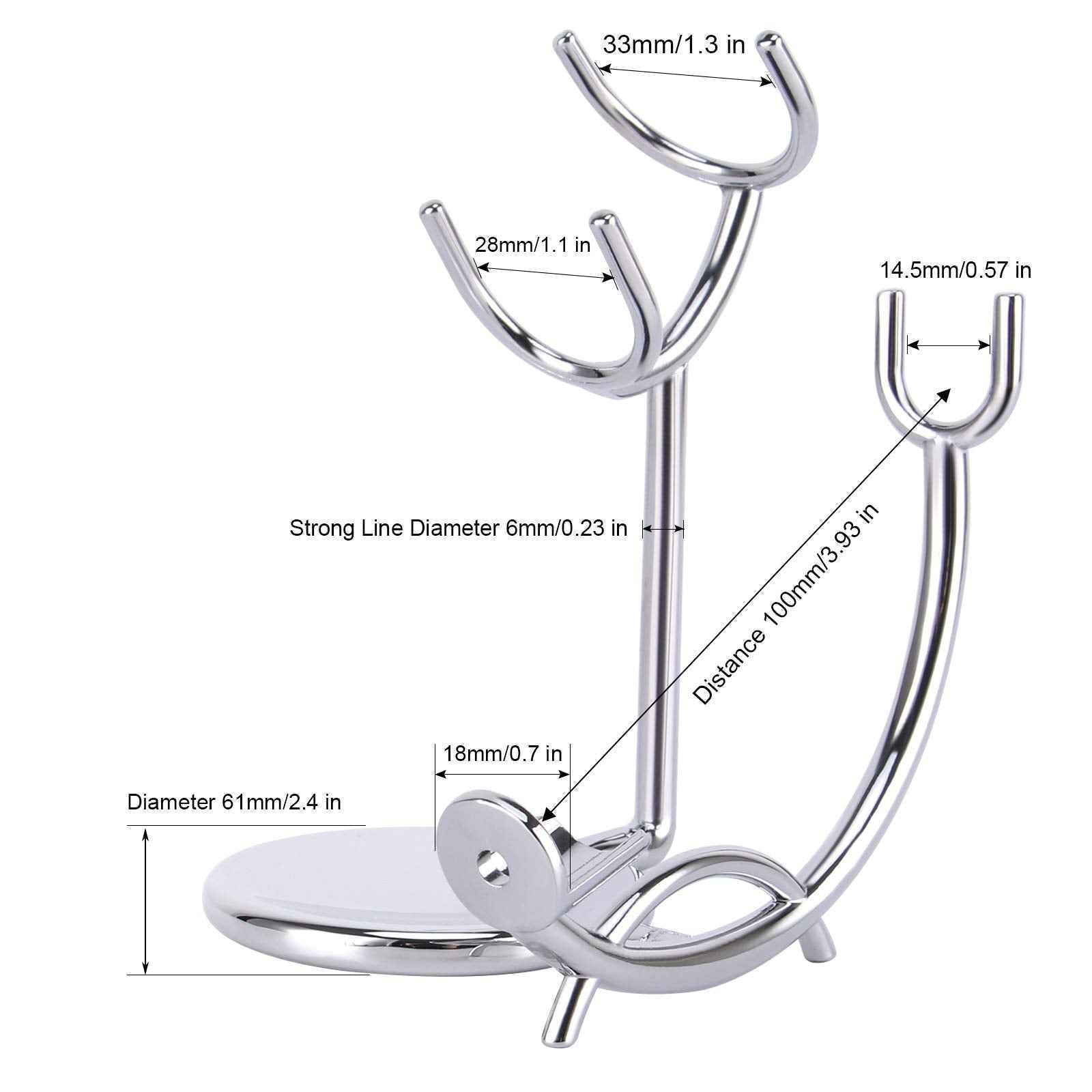 SANWA Grooming Shaving Kit for Men,Shaving Razor and Brush Stand with Stainless Steel Shaving Soap Bowl