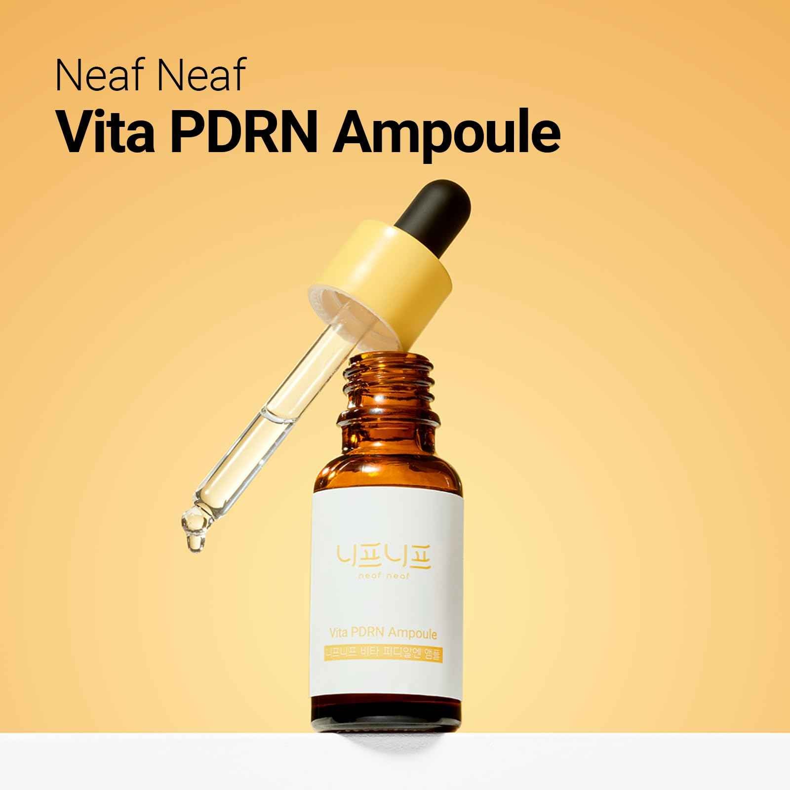 NEAF NEAF Vita PDRN Ampoule, A 30-day ampoule with Licorice PDRN and Vitamin C to improve skin spots and radiance. (20ml /0.68 oz)