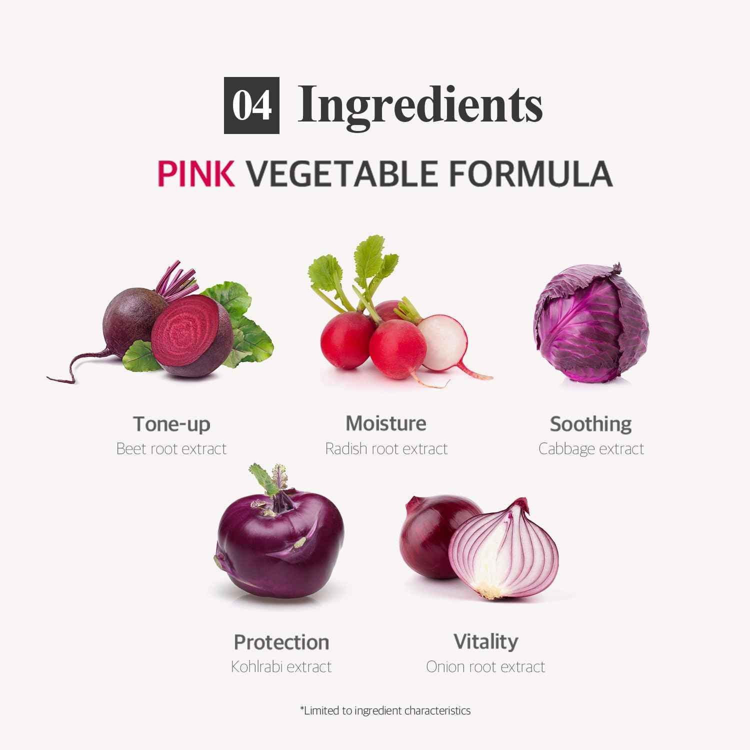 Pink Vita Brightening Eye Mask 60 Pieces (30pairs) - Rose and Vitamin B Eye Patch, Soft Bamboo Sheet Mask, Evens Skin Tone, Rose Extract, Vitamin Tree Extract, Radish Extract, Beet Root Extract