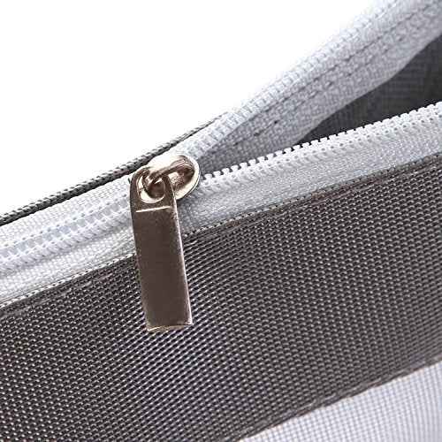 Sea Team 6pcs Multicolored Portable Travel Toiletry Pouch Nylon Mesh Cosmetic Makeup Organizer Bag with Zipper (ST-CB0616)