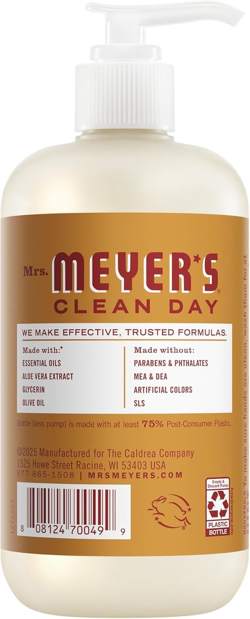 Mrs. MEYER'S CLEAN DAY Hand Soap 12.5 Fl Oz New Spring Scent Variety Pack (Lilac + Daisy + Rose)
