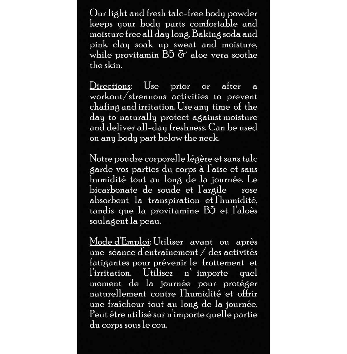 Brickell Men's Products Stay Fresh Body Powder for Men, Natural and Organic Talc-Free, Absorbs Sweat, Keeps Skin Dry, Scented, 5 oz