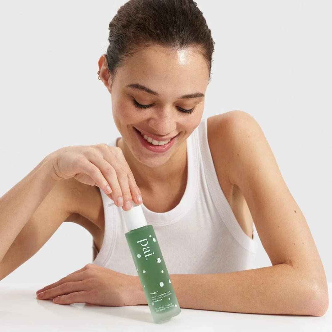 PAI SKINCARE London | PHAZE PHA Clarifying Face Wash, Blemish & Blackhead Control, Sulphate Free, Clinically Proven for Sensitive Skin, 28ml Travel
