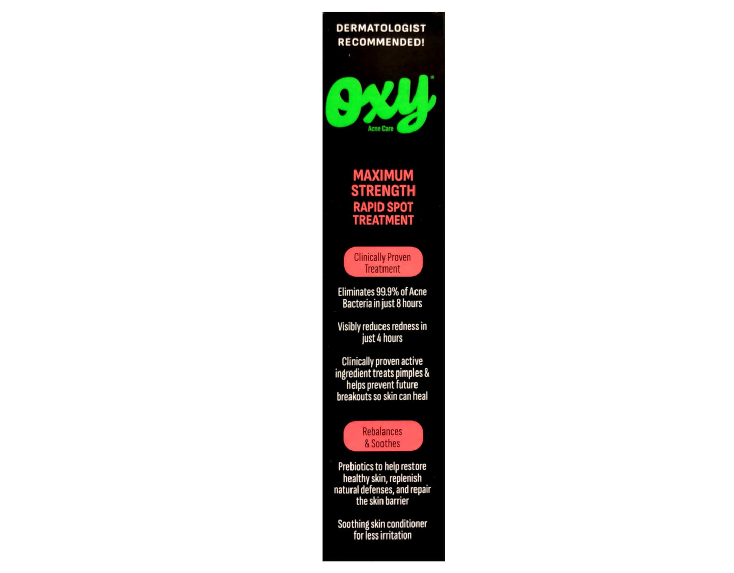 Oxy Maximum Strength Rapid Spot Treatment 1 Ounce (Pack of 3)