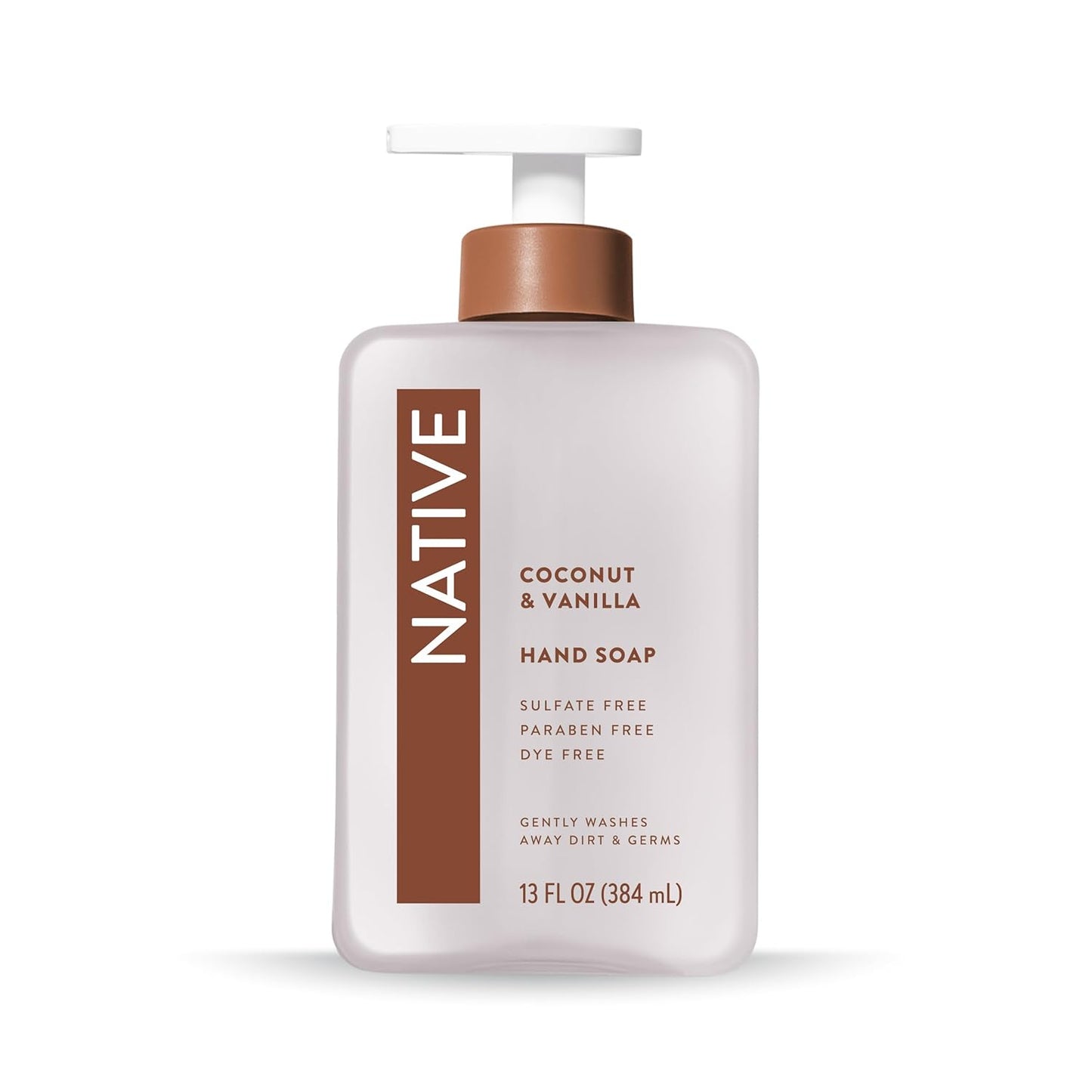 Native Liquid Hand Soap - Coconut & Vanilla Scent | Non-Drying Formula for Soft Hands, 13 oz