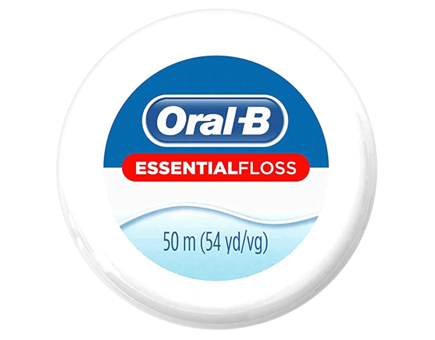 Oral-B Essential Floss 55 Yards Waxed (Pack of 6)