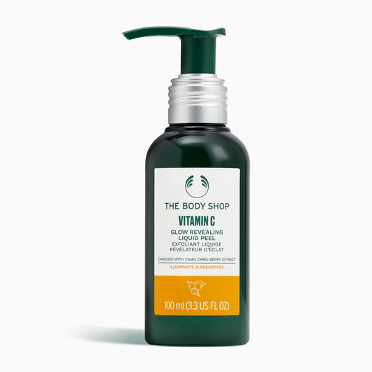 The Body Shop Vitamin C Glow-Revealing Liquid Peel - Illumitate & Resurface - 3.3 Fl Oz