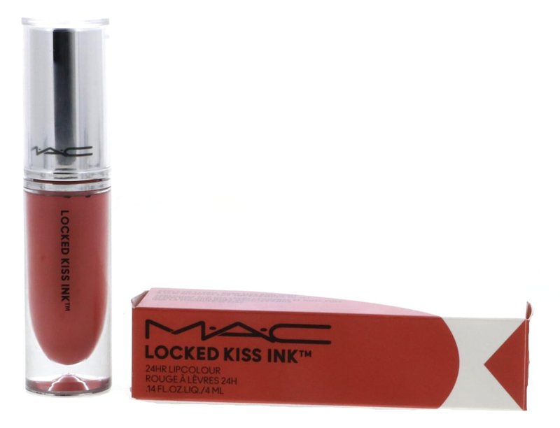 MAC Locked Kiss Ink 24HR Lipcolour | Long-Lasting Light Pinky Nude Lipstick - 0.14 fl oz / 4 mL