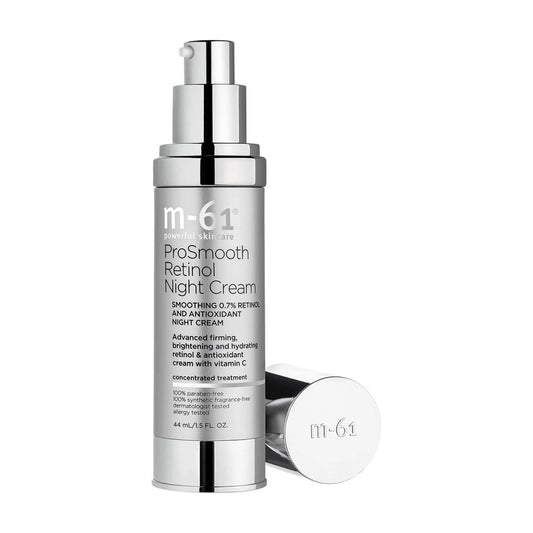 m-61 ProSmooth Retinol Night Cream | 0.7% Retinol Night Cream Plus Vitamin C. Firming, Brightening, Hydrating - 1.5 Fl Oz