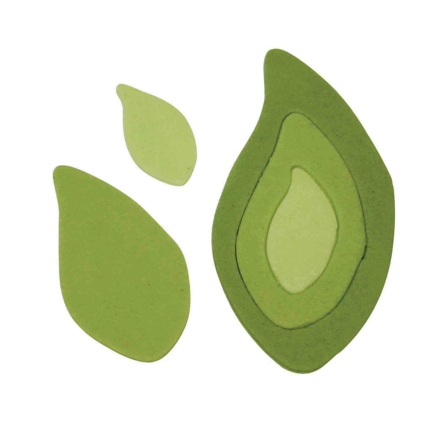 PME Stainless Steel Leaf Cutters, Set of 3