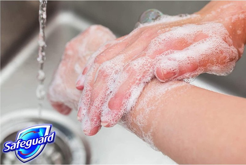 Safeguard 14 bars 4 ounce (113 gram) each beige washes away bacteria antibacterial soap bar