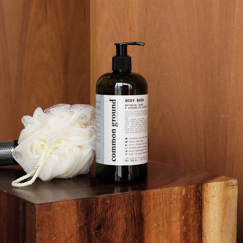 Natural Body Wash - Vegan & Cruelty-Free Botanical Freesia Scent | Avocado Oil for All Skin Types