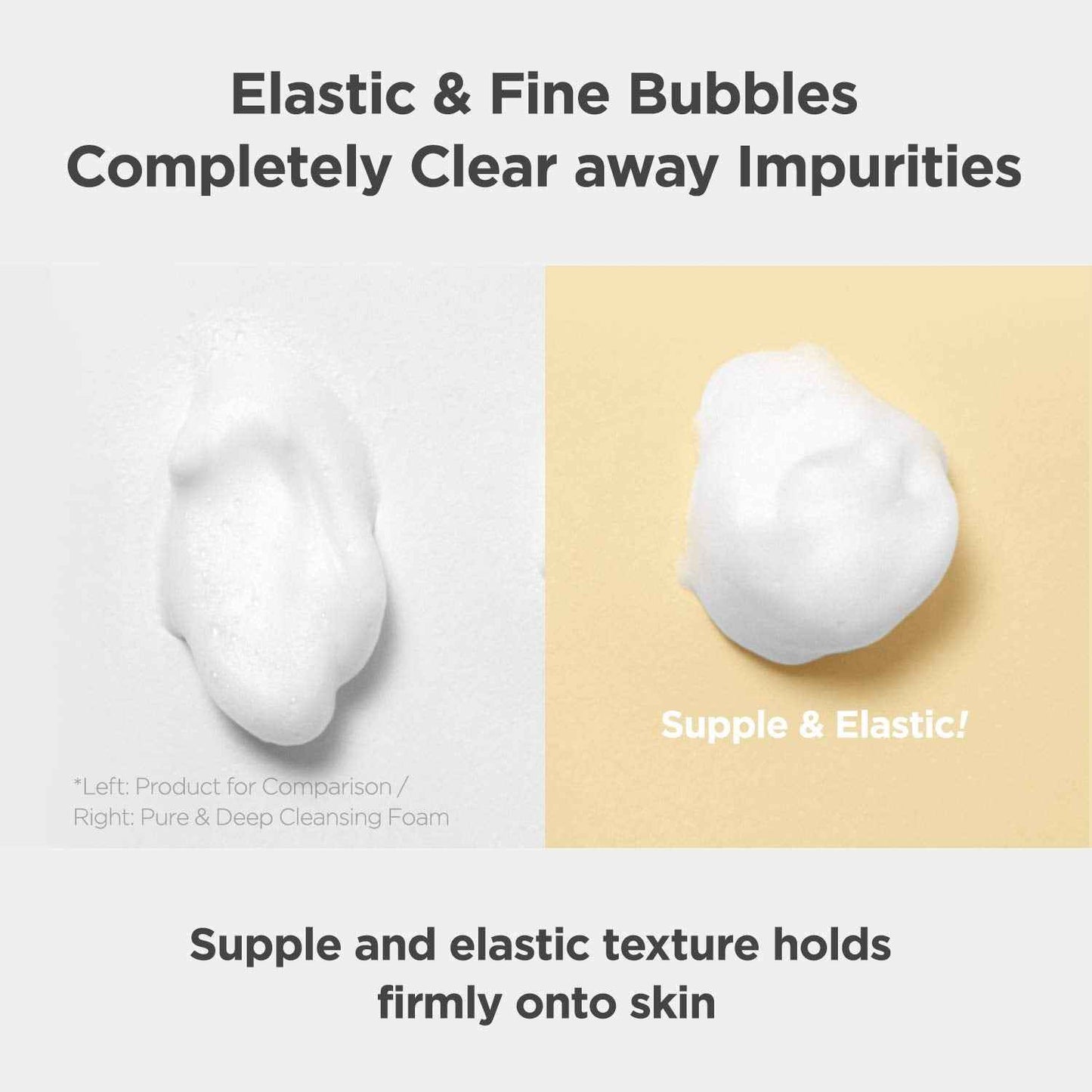 MANYO Pure & Deep Cleansing Foam, Facial Cleanser for Double Cleansing, Makeup Remover, Daily Gentle Face Wash, Hydrating Face Wash, Korean Skin Care, 6.7 fl oz (200ml)