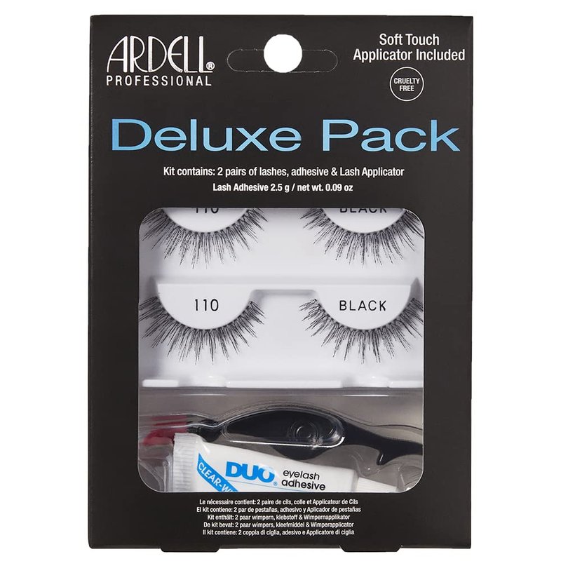 Ardell Deluxe Pack Eyelashes - Natural Look, Soft & Lightweight | Style 110